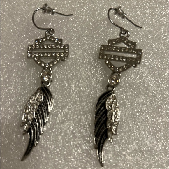 Genuine Harley Davidson earrings - Picture 2 of 2